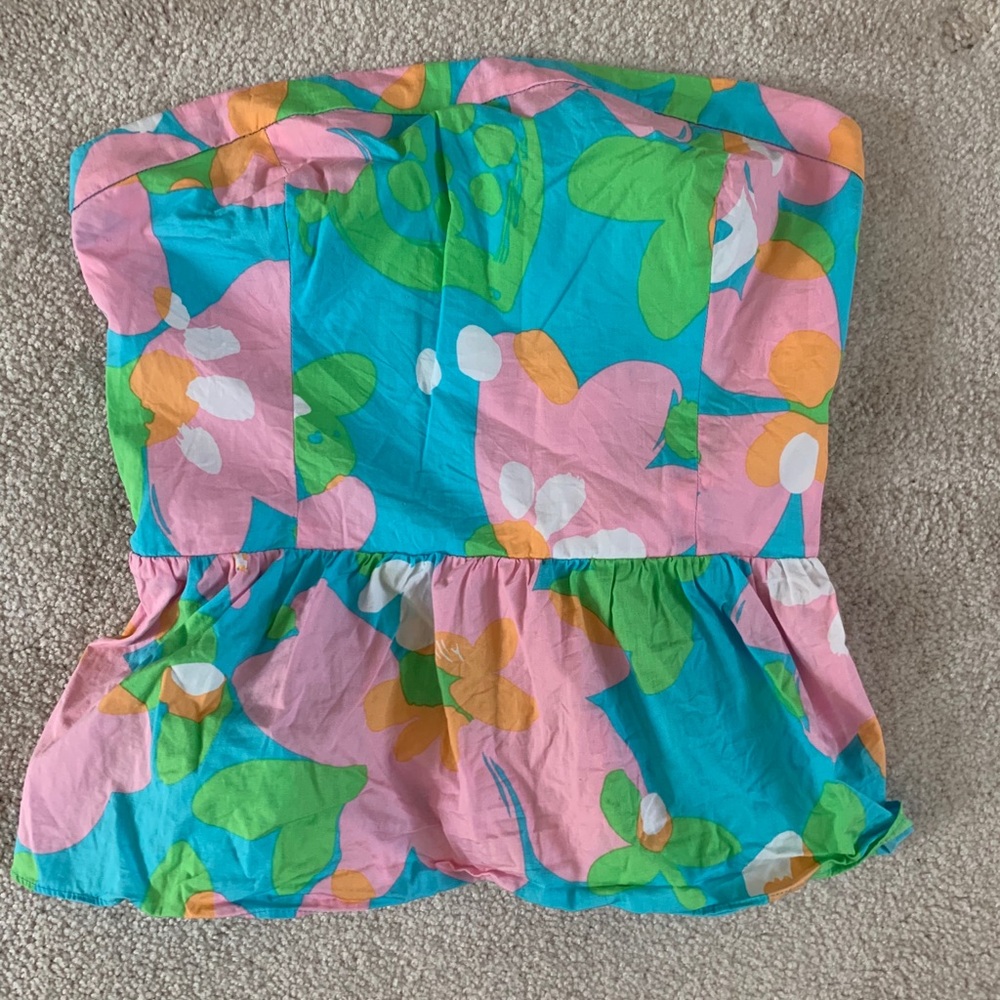 Lilly Pulitzer strapless top